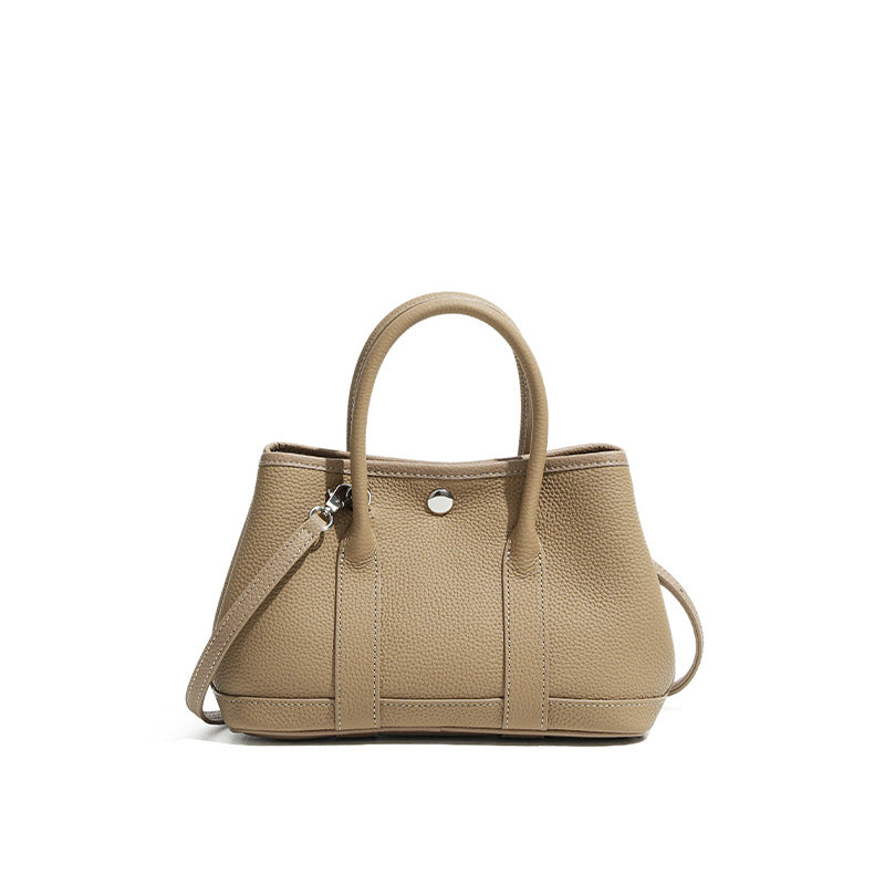 Leather crossbody women's bag hand-held mini garden bag - Maliame Store