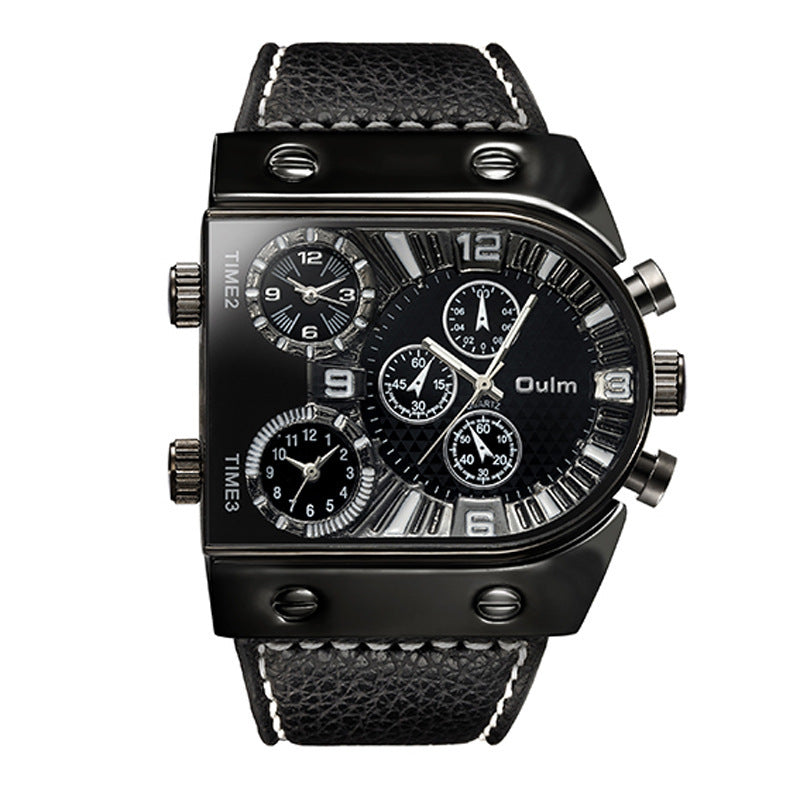 Men's Double Display Wristwatch - Stylish Quartz Timepiece - Maliame Store