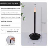 Lampe de bureau LED à bougie