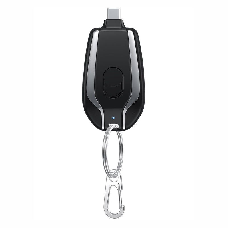 1500mAh Mini Power Bank Keychain Charger