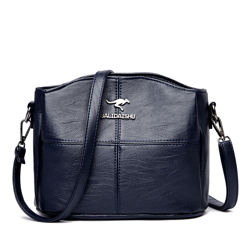Splicing bag single shoulder crossbody bag - Maliame Store