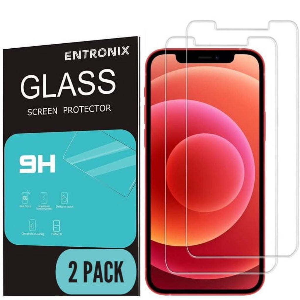 [2 Pack]  Shield Protector for Iphone 12 Pro Max, 6.7 Inch Tempered Glass Screen Protector, Anti-Scratch, Anti-Fingerprint, Bubble Free