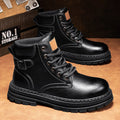 Martin boots autumn and winter retro high top men's workwear boots - Maliame Store