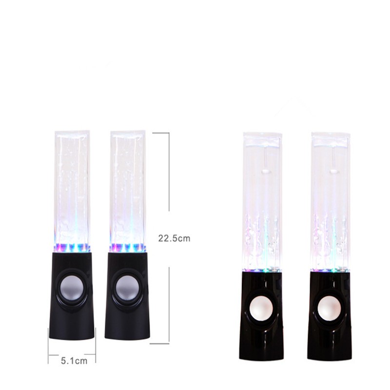 Wireless Dancing Water Speaker LED Light Fountain Speaker Home Party - Maliame Store
