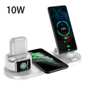 Wireless Charger Dock Station - 6 in 1 Fast Charger for iPhone and Apple Watch - Maliame Store