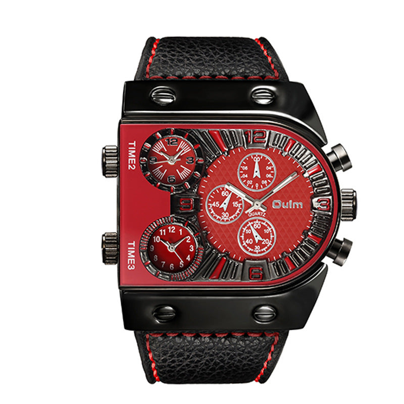 Men's Double Display Wristwatch - Stylish Quartz Timepiece - Maliame Store