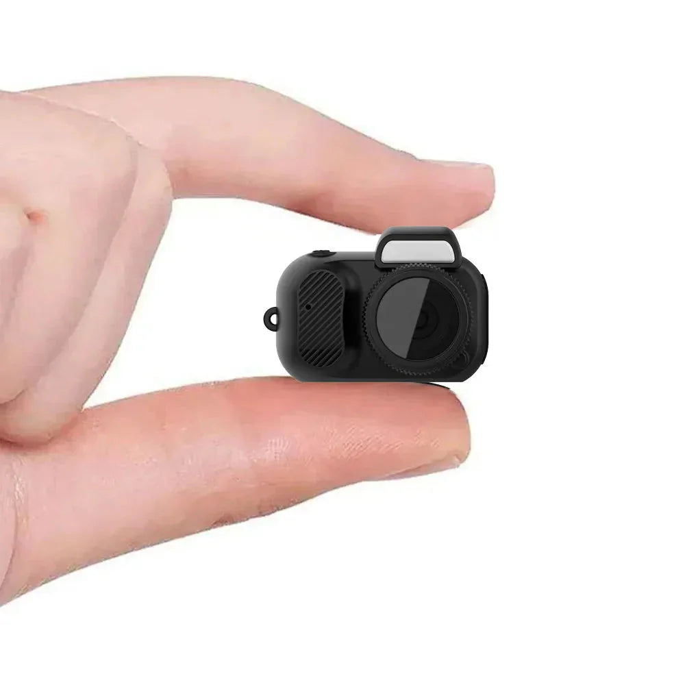 Mini Slr-Shaped 1080P Pocket DV Camera – Portable Body Cam, Action Camera with Display Screen, Loop Recording, & Filters - GigaDeals