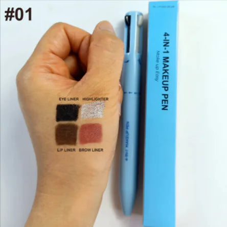 4-in-1 Cosmetic Brush – Highlight, Lip, Eye & Brow Pencil - Maliame Store