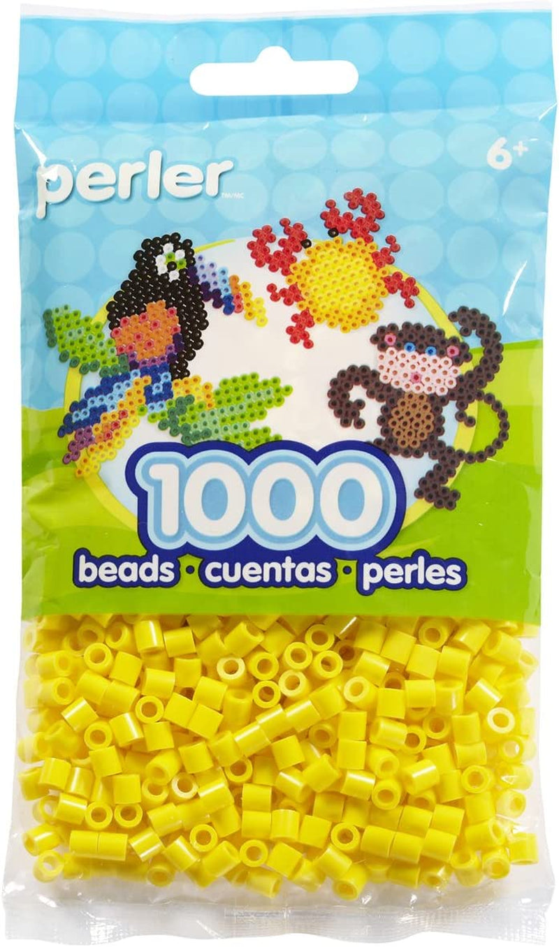 Beads Fuse Beads for Crafts, 1000Pcs, Yellow