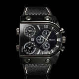 Montre-bracelet pour homme à double affichage - Montre à quartz élégante