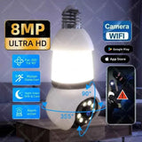 8MP WiFi Bulb Camera
