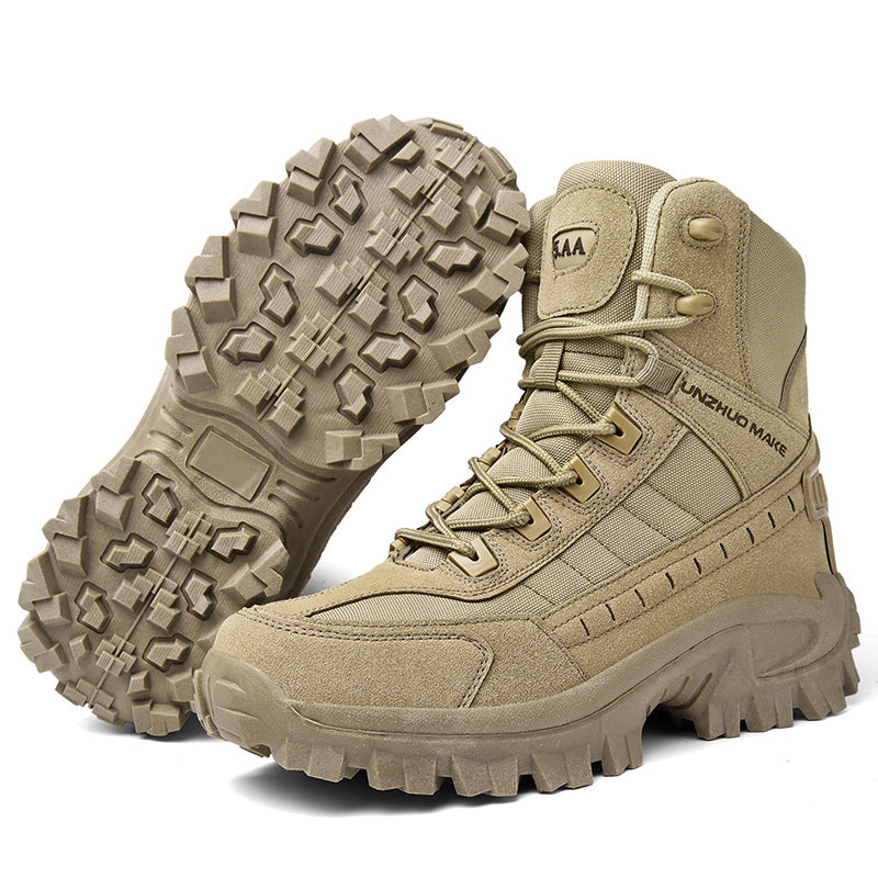 Military Battlefield Boots - Wear-Resistant Russian Training Boots for Outdoor Hiking and Mountaineering - Maliame Store