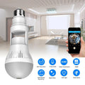 360° Panoramic Hidden Light Bulb Wifi Camera - Maliame Store