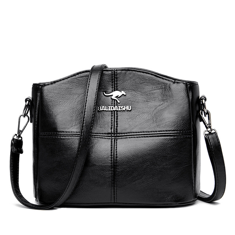 Splicing bag single shoulder crossbody bag - Maliame Store
