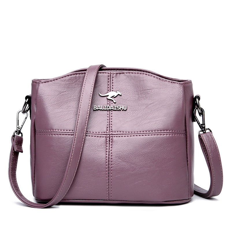 Splicing bag single shoulder crossbody bag - Maliame Store