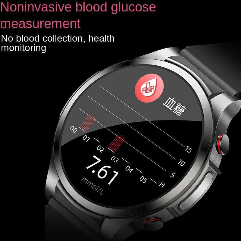 Smart Watch Health Monitor with Blood Glucose, ECG, Blood Pressure, Heart Rate, Body Temperature, and Exercise Tracking - Maliame Store