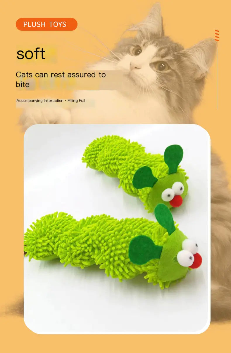 Catnip Caterpillar Toy - Maliame Store