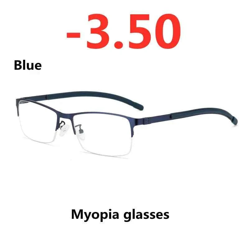 Titanium Alloy Photochromic Myopia Eyeglasses for Women & Men - All Prescriptions - Maliame Store