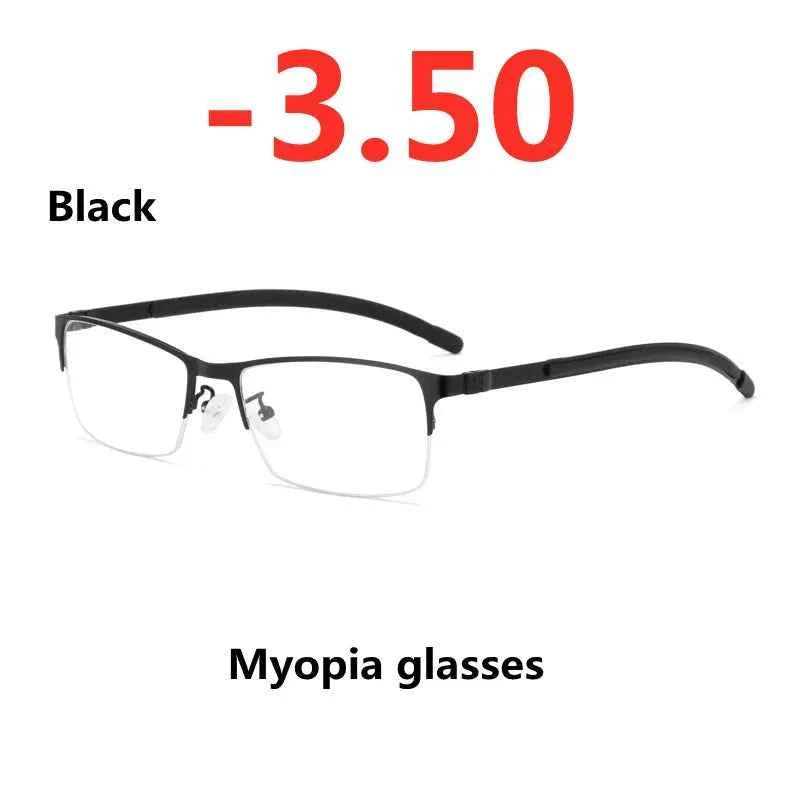 Titanium Alloy Photochromic Myopia Eyeglasses for Women & Men - All Prescriptions - Maliame Store