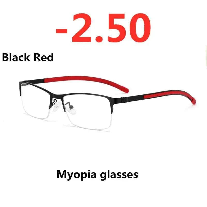 Titanium Alloy Photochromic Myopia Eyeglasses for Women & Men - All Prescriptions - Maliame Store