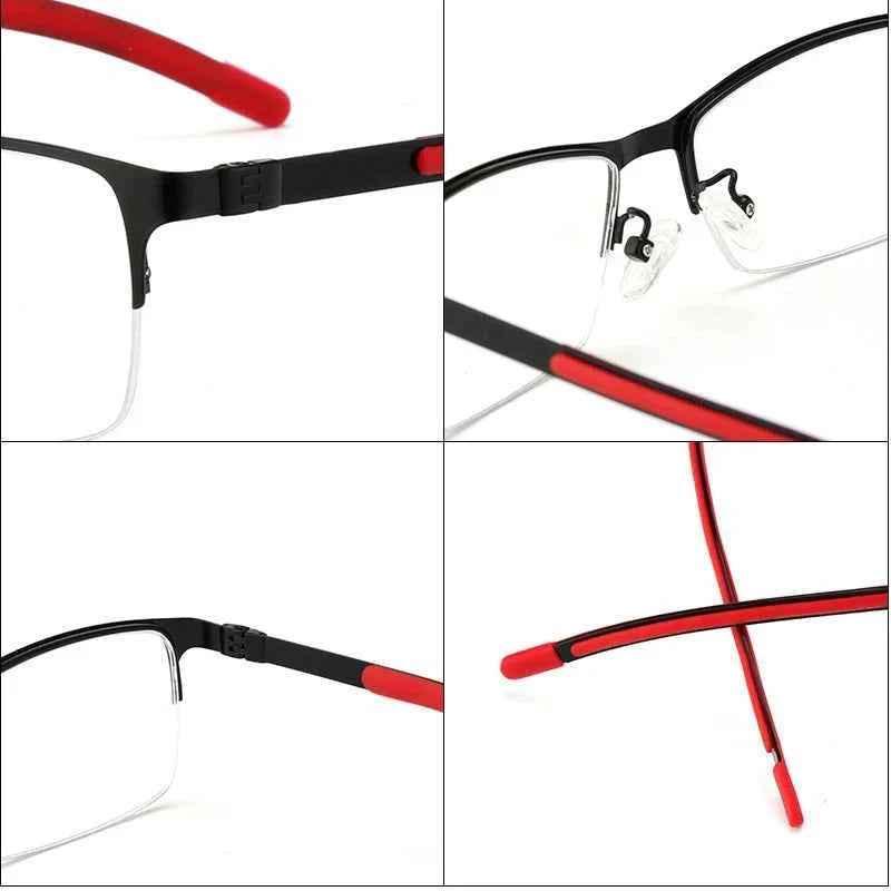 Titanium Alloy Photochromic Myopia Eyeglasses for Women & Men - All Prescriptions - Maliame Store