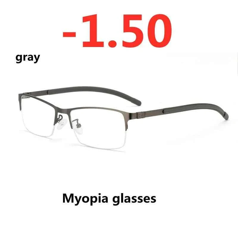 Titanium Alloy Photochromic Myopia Eyeglasses for Women & Men - All Prescriptions - Maliame Store