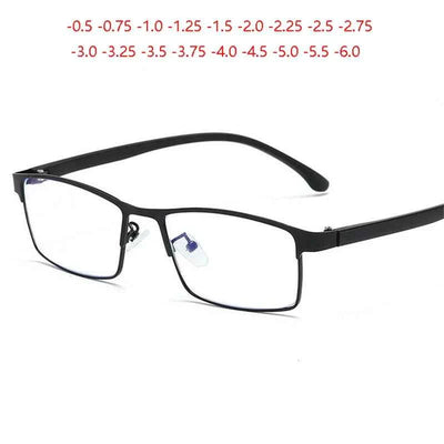 TR90 Designer Reading Glasses - Men's Retro Metal Square Eyeglasses for Ultimate Comfort and Style