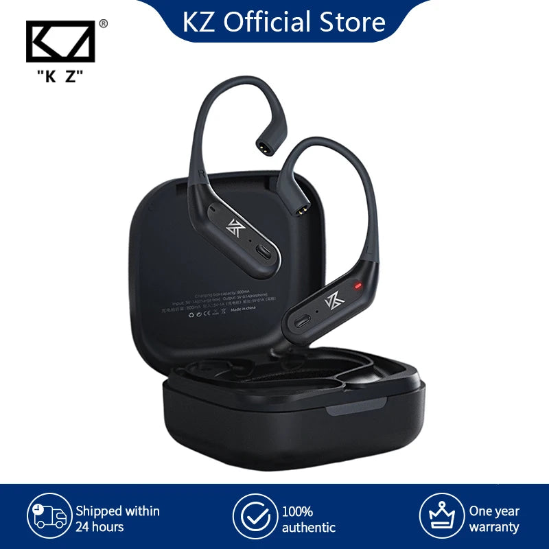 KZ AZ09 Pro Upgrade Wireless Headphones Bluetooth-compatible 5.2 Cable Wireless  Ear Hook B/C PIN Connector With Charging Case - Maliame Store