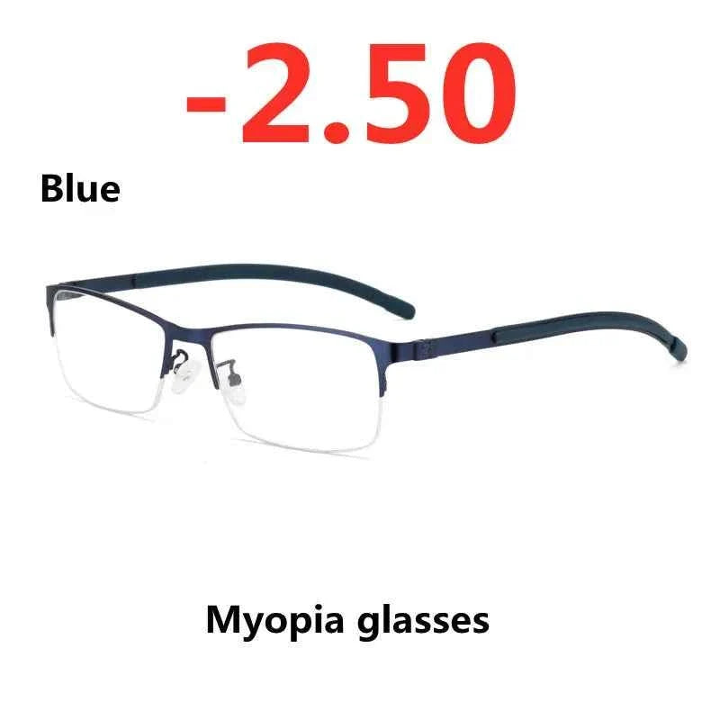 Titanium Alloy Photochromic Myopia Eyeglasses for Women & Men - All Prescriptions - Maliame Store