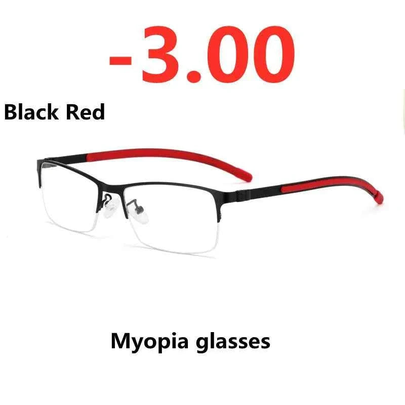Titanium Alloy Photochromic Myopia Eyeglasses for Women & Men - All Prescriptions - Maliame Store