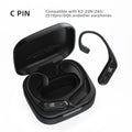 KZ AZ09 Pro Mise à niveau Casque sans fil Bluetooth-compatible 5.2 Câble Crochet d'oreille sans fil Connecteur B/C PIN avec boîtier de charge