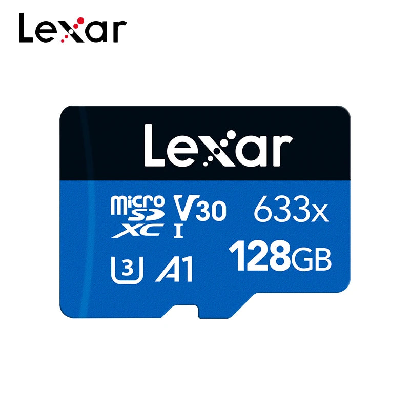 100% Original Lexar Class 10 A1 Memory Card 256GB 128GB 64GB SDXC V30 U3 32GB SDHC V10 U1 Lexar 633x Micro SD Card Flash Microsd