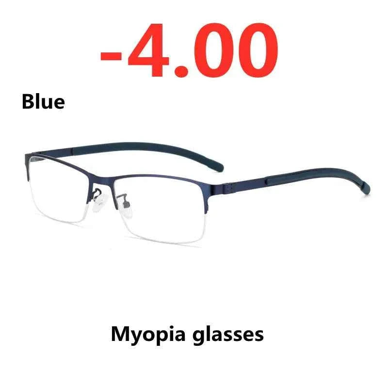 Titanium Alloy Photochromic Myopia Eyeglasses for Women & Men - All Prescriptions - Maliame Store