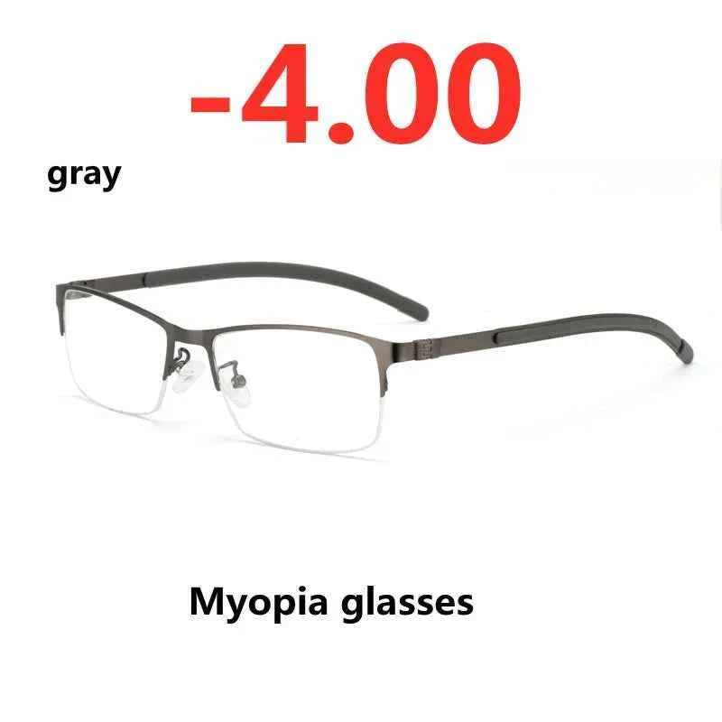 Titanium Alloy Photochromic Myopia Eyeglasses for Women & Men - All Prescriptions - Maliame Store