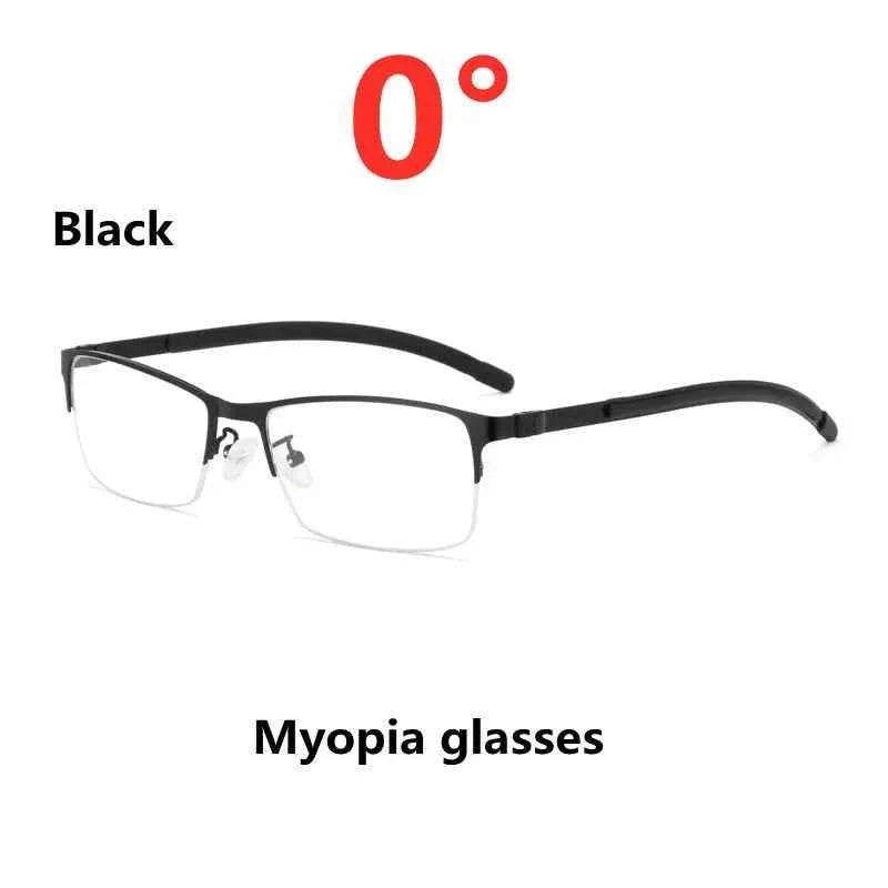 Titanium Alloy Photochromic Myopia Eyeglasses for Women & Men - All Prescriptions - Maliame Store