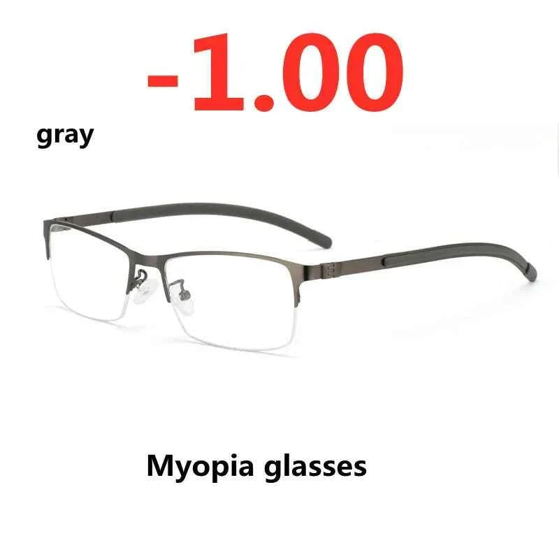 Titanium Alloy Photochromic Myopia Eyeglasses for Women & Men - All Prescriptions - Maliame Store