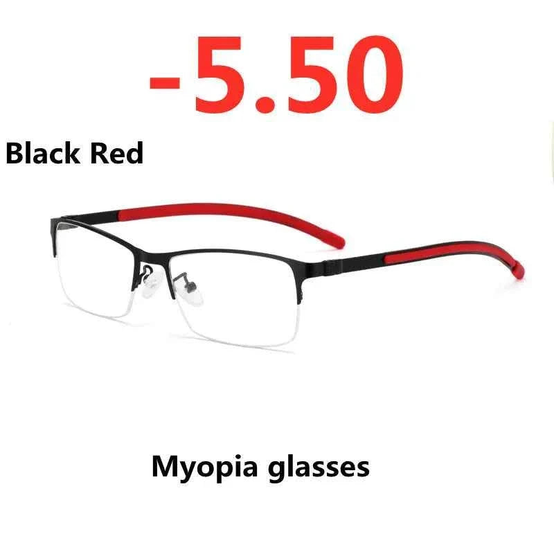 Titanium Alloy Photochromic Myopia Eyeglasses for Women & Men - All Prescriptions - Maliame Store