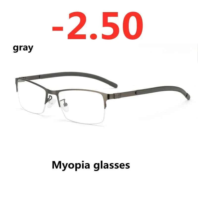 Titanium Alloy Photochromic Myopia Eyeglasses for Women & Men - All Prescriptions - Maliame Store