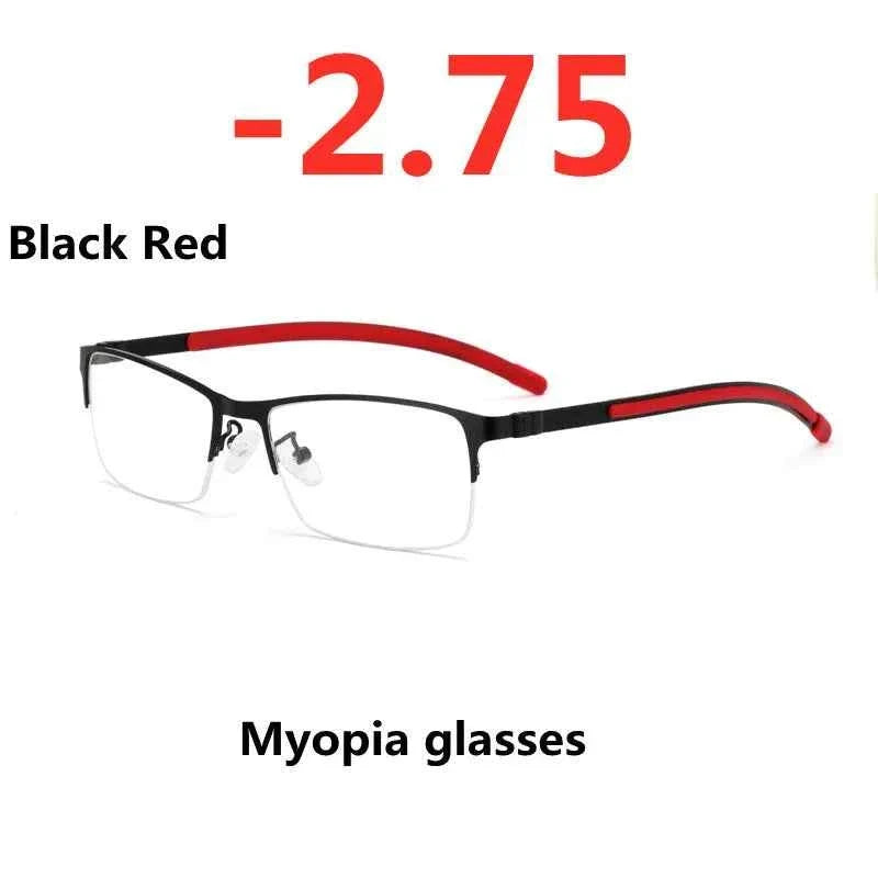 Titanium Alloy Photochromic Myopia Eyeglasses for Women & Men - All Prescriptions - Maliame Store