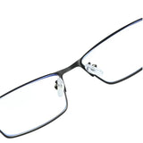 TR90 Designer Reading Glasses - Men's Retro Metal Square Eyeglasses for Ultimate Comfort and Style