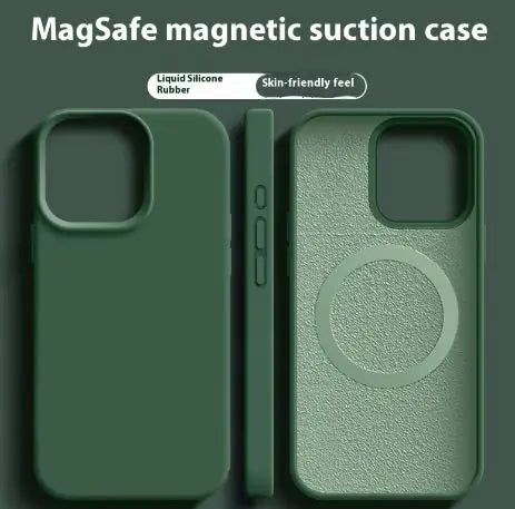 Magnetic Liquid Silicone  Magsafe Case For iPhone - Maliame Store