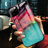 Gradient Glass Phone Case for iPhone
