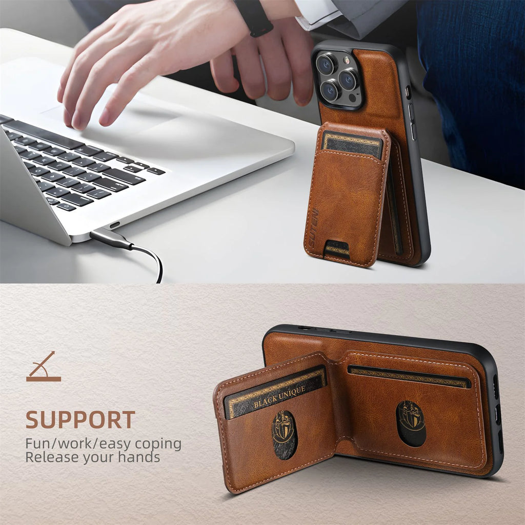 CardGuard Leather Phone Case - Maliame Store