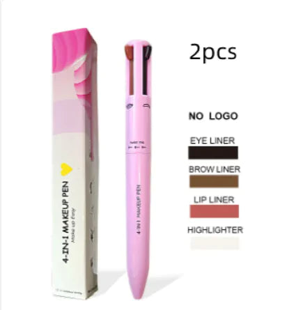 4-in-1 Cosmetic Brush – Highlight, Lip, Eye & Brow Pencil - Maliame Store