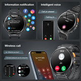 Montre connectée de sport K66 avec lampe torche pour toutes vos aventures