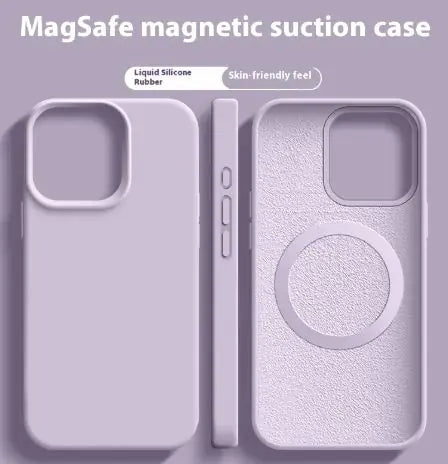 Magnetic Liquid Silicone  Magsafe Case For iPhone - Maliame Store