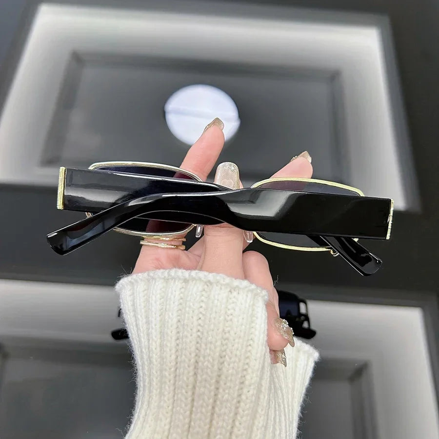 Luxury Square Sunglasses Women Brand Designer Luxury Sun Glasses Female Fashion Vintage Goggle - Maliame Store