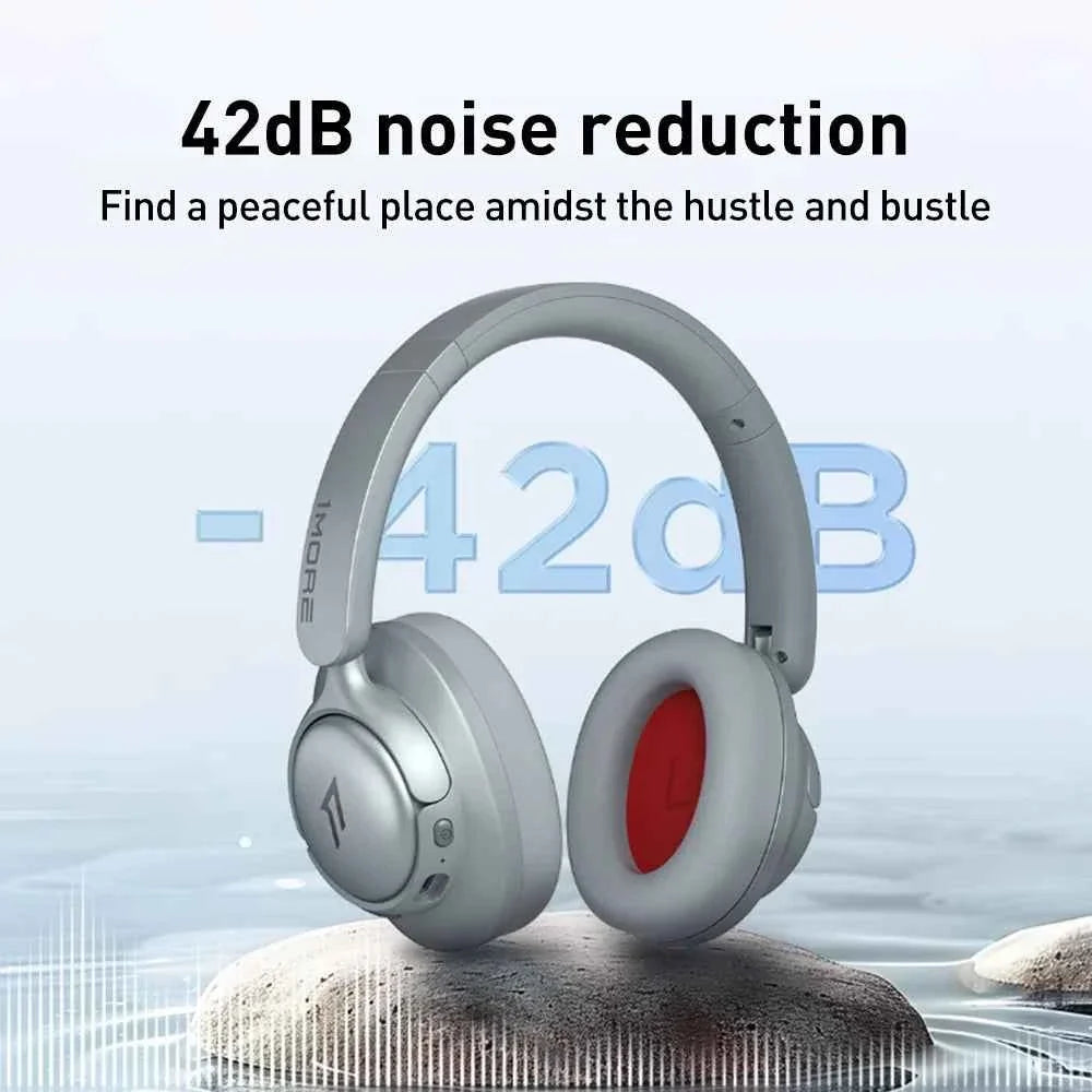 1MORE SonoFlow S Active Noise Canceling Wireless Headphones 42dB ANC Bluetooth Headsets Hi-Res Audio 90H Playtime - Maliame Store