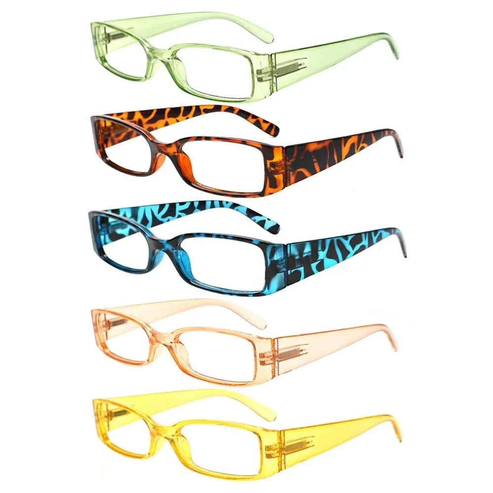 Fashion Prescription Reading Glasses Ultra-Lightweight HD Lenses with Spring Hinge for Men and Women - Universal +1.0 +2.0 +3.0 - Maliame Store