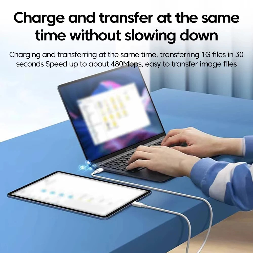 NNBILI 3Pcs Universal 120W 10A Fast Charger PD Dual Type C Quick Charging Cable Data Wire Cord For iPhone 15 16 Samsung HUAWEI - Maliame Store